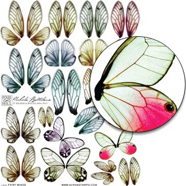 Fairy Wings Collage Sheet
