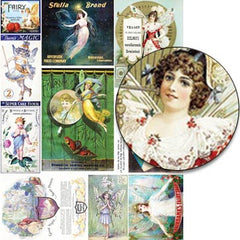 Fairy Labels and Ads Collage Sheet