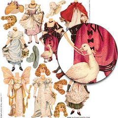 Fairy Tale Costumes Collage Sheet