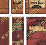 Fortune Teller Covers for Tiny Hidden Drawer Books Collage Sheet