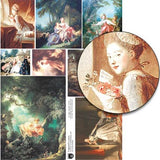 Fragonard's Lovers Collage Sheet