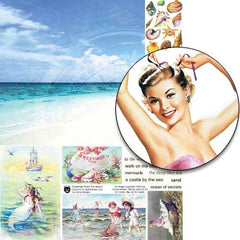 Greetings from the Beach Collage Sheet