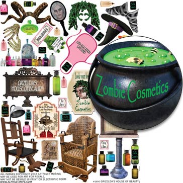 Grizelda's House of Beauty Collage Sheet