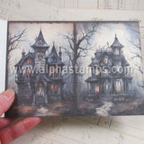 Haunted Houses Background Papers Set