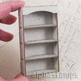 Short Arch Top Facade Bookcase - Half Scale