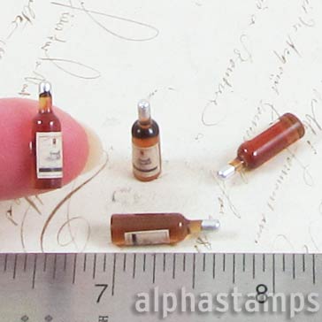 Half Scale Wine Bottle with Label
