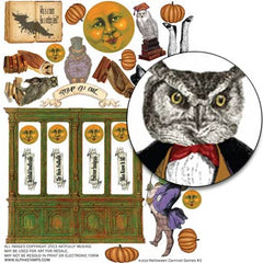 Halloween Carnival Games #1 Collage Sheet