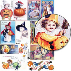 Halloween Children Collage Sheet