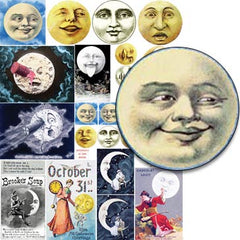 I've Been Mooned Collage Sheet