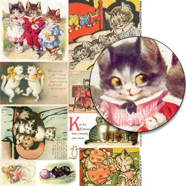 K is for Kittens Collage Sheet