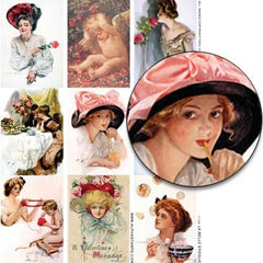 La Belle Epoque Collage Sheet