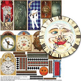 Large Grandfather Clock Facades Collage Sheet