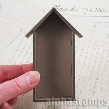 Mini House Shadowbox 4 - 4 Inches Narrow