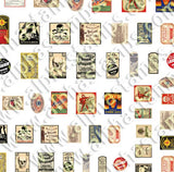Mini Liquor Bottle Labels Half Sheet