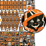 Mini Halloween Banners Collage Sheet