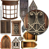 More Old Windows Collage Sheet