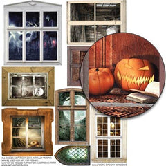 More Spooky Windows Collage Sheet