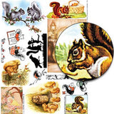 More Squirrels Collage Sheet