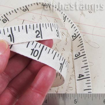 Measuring Tape Printed Twill