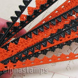 Black & Orange Dresden Borders Set