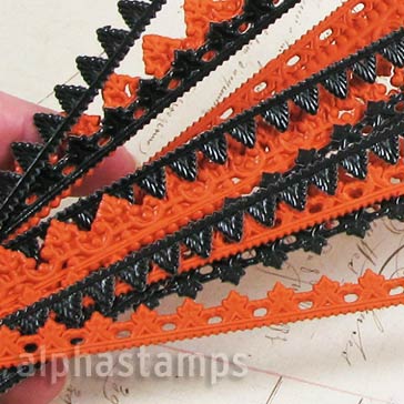 Black & Orange Dresden Borders Set