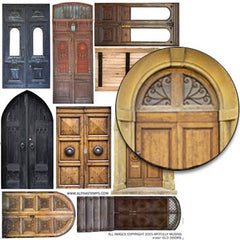 Old Doors Collage Sheet