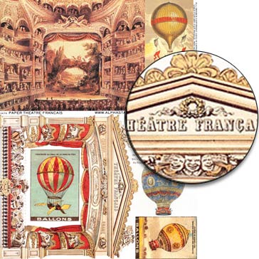 Paper Theatre Francais Collage Sheet