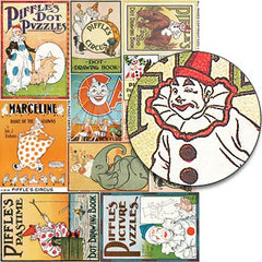 Piffle's Circus Collage Sheet