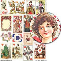 Queen of Hearts #3 Collage Sheet