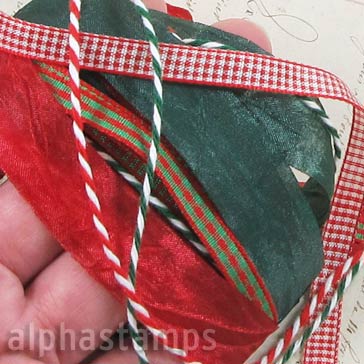 Red & Green Christmas Ribbon Set