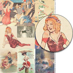 Remote Cousins of the Saucy Mermaid Collage Sheet