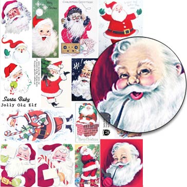 Santa Baby Collage Sheet