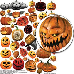 Scary Pumpkins Collage Sheet