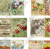 Seed Packets & Catalogs Collage Sheet