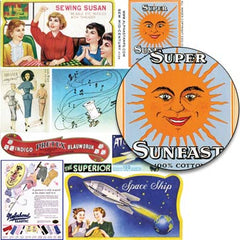 Sew Mid Century Collage Sheet