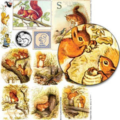 S for the Squirrel Collage Sheet