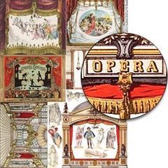Small Scenic Theatre Curtains Collage Sheet