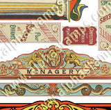 Small Diorama Box Facades Collage Sheet