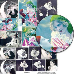 Tallulah's Pierrot (Pierrot #2) Collage Sheet