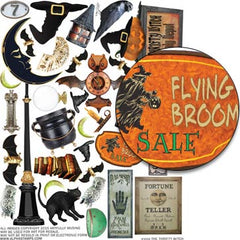 The Thrifty Witch Collage Sheet