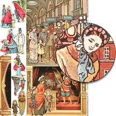 Victorian Shoppers Collage Sheet