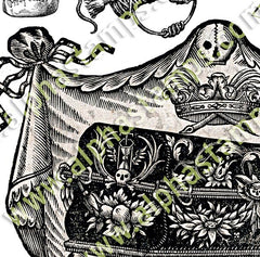 Vintage Skulls Collage Sheet