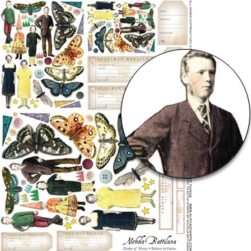 Winged Things Collage Sheet