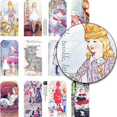 Wonderland Tags Collage Sheet