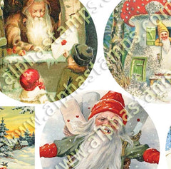 Xmas Gnomes for Medium Tins Half Sheet