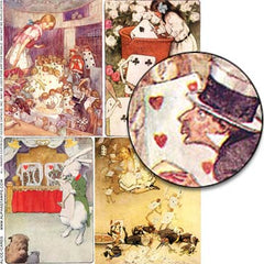 Alice & Cards Collage Sheet