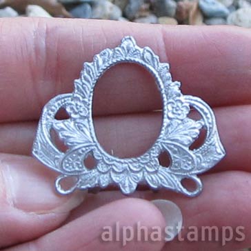 Wide Metal Standing Picture Frame