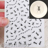 Tiny Black Ants Stickers*