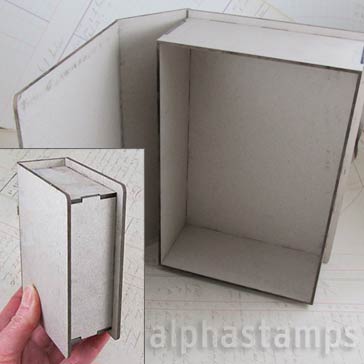 ATC Sized Faux Book Box