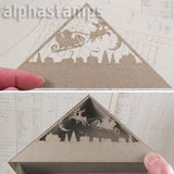 Flying Santa Attic Silhouette *